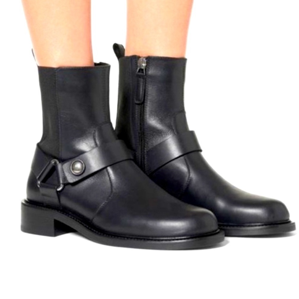 NEW AQUATALIA ALEXA BURNISHED CALF BOOTS